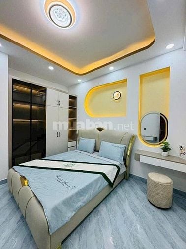 Nhà 4 lầu tuyệt đẹp Cao Cấp hẻm xe hơi 6m Phạm Văn Chiêu, P8, Q.Gò Vấp