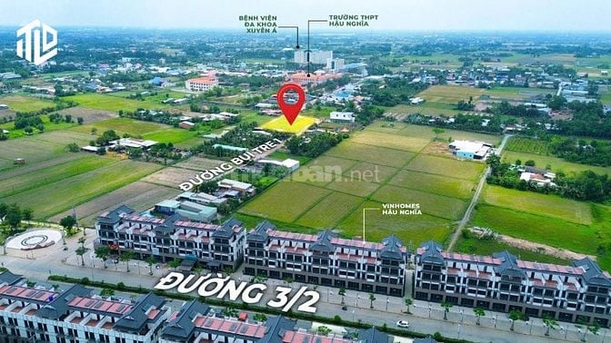 Đất Mặt Tiền Vinhomes - Sổ hồng riêng 18,5 triệu/m²