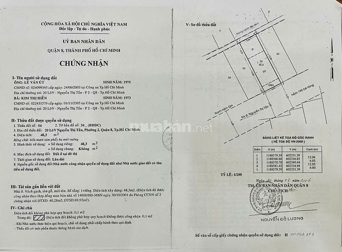 Bán nhà khu chợ Rạch Ông, Nguyễn Thị Tần P2, Q8 - 6tỷ5
