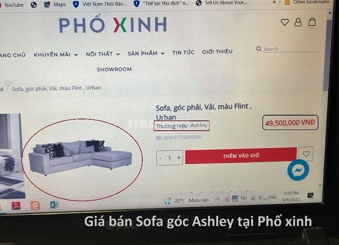 bán bộ sofa Mỹ, hàng nhập , mới 95%
