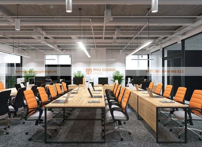 PHU CUONG DESIGN - THI CÔNG THIẾT KẾ NỘI THẤT VĂN PHÒNG 