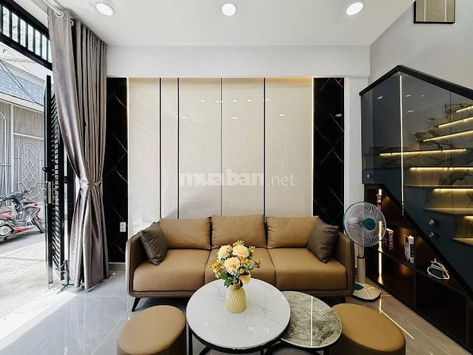 Nhà tuyệt đẹp CAO CẤP hẻm xe hơi sau lưng Mặt tiền Thống Nhất, P16, Q.