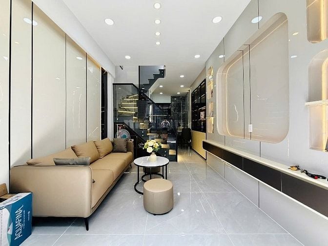 Nhà tuyệt đẹp CAO CẤP hẻm xe hơi sau lưng Mặt tiền Thống Nhất, P16, Q.