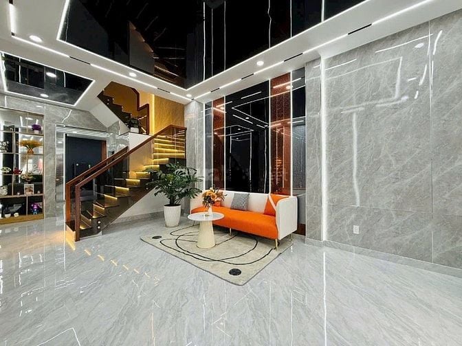 Nhà 3 lầu tuyệt đẹp Cao Cấp Mặt tiền kinh doanh Đường Số 18, P8, Q.Gò 