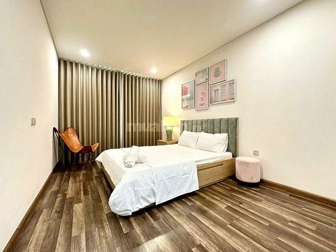 Chung cư Satra, Phan Đăng Lưu, P7, PN: 90m2, 2pn 2wc 17tr/tháng
