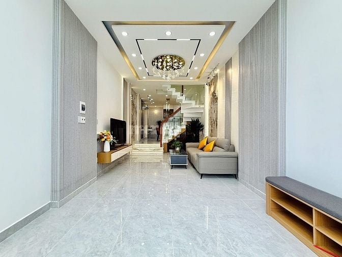 Nhà 3 lầu tuyệt đẹp Cao Cấp Mặt tiền kinh doanh Đường Số 1, P13, Q.Gò 