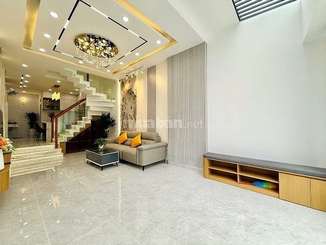 Nhà 3 lầu tuyệt đẹp Cao Cấp Mặt tiền kinh doanh Đường Số 1, P13, Q.Gò 