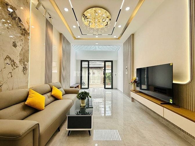 Nhà 3 lầu tuyệt đẹp Cao Cấp Mặt tiền kinh doanh Đường Số 1, P13, Q.Gò 