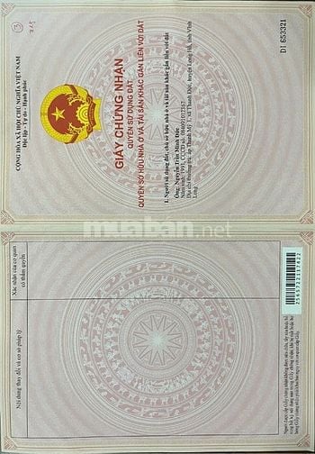 Giá Giảm Mạnh Từ 1,05 tỷ còn 850 triệu lô 2 mặt tiền 272m2, Gò Dầu, TN
