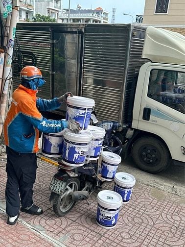 Keo chống thấm tường ngoài 3B-800 đa dạng màu sắc giá tốt 0905663726