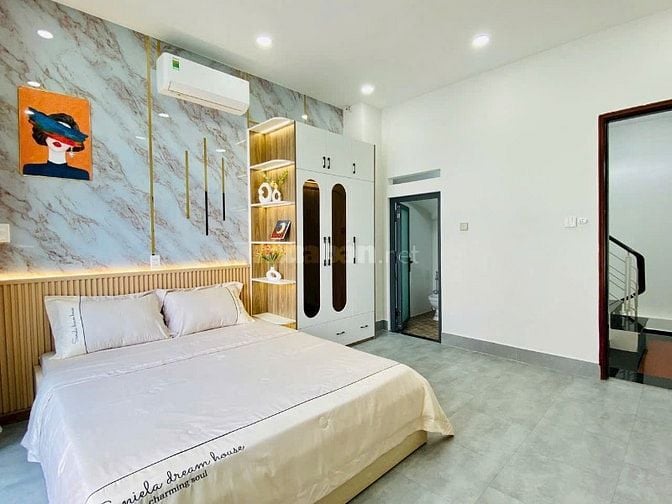 Vị trí đẹp gần chợ Gò Vấp. Nhà 38m² Nguyễn Văn Nghi, xây 1 trệt 3 lầu