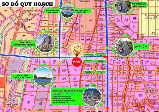 Bán lô đất 150m2 sỏ hồng sẵn ngay liền kề KCN Minh Hưng
