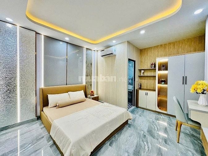 NHÀ ĐẸP HẺM XE HƠI PHAN VĂN KHOẺ - P5 - Q6  - Giá : 1.9 tỷ
