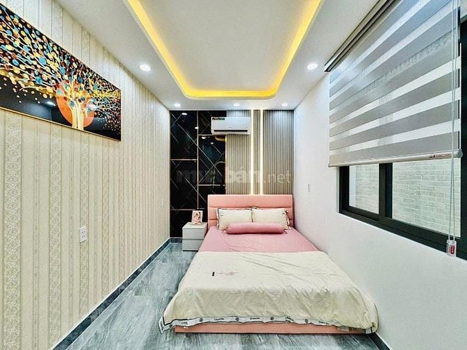 NHÀ ĐẸP HẺM XE HƠI PHAN VĂN KHOẺ - P5 - Q6  - Giá : 1.9 tỷ