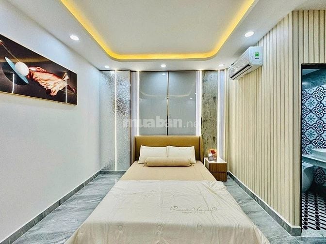NHÀ ĐẸP HẺM XE HƠI PHAN VĂN KHOẺ - P5 - Q6  - Giá : 1.9 tỷ