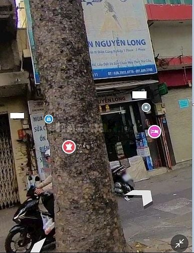  Cho thuê nhà 2 mặt tiền Ông Ích Khiêm, P.10, Q.11 giá 12tr
