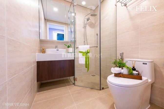 Căn hộ 2PN 2WC cao cấp The Felix của Cường Đôla phía bắc TPHCM