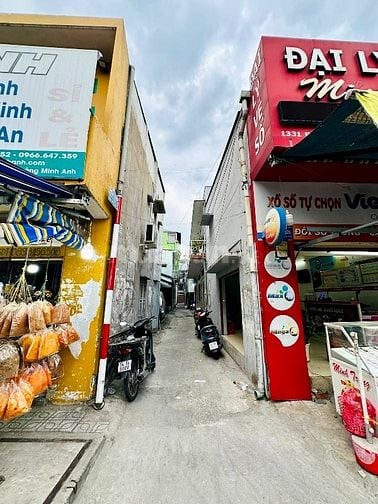 Bán nhà mặt tiền rẻ đẹp (4,1x16) 1331 Phan Văn Trị p10 Gò Vấp CITYPLAN