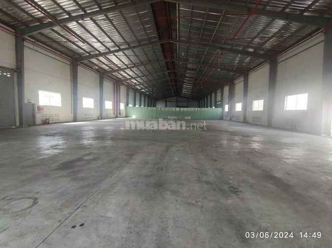 Cho thuê kho xưởng đẹp Mỹ Yên, Bến Lức, Long An, diện tích : 2.000m2, 