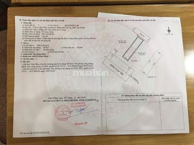 BÁN GẤP KHÁCH SẠN MẶT TIỀN TRUNG TÂM TP ĐÀ LẠT