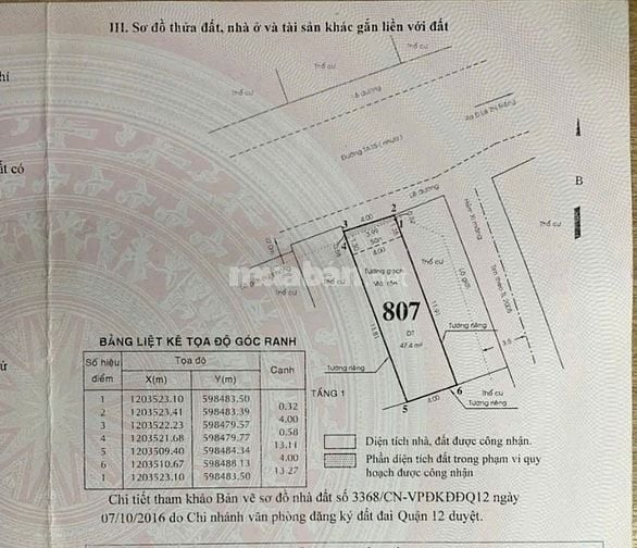 Chính chủ bán nhà mặt tiền 50 Thới An 15, P.Thới An, Q.12