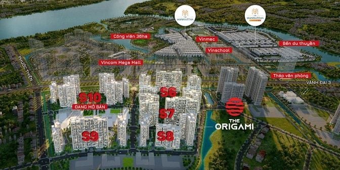 Cần Bán Nhanh Căn Studio Vinhome Grandpark, Q9, TPHCM, Phân Khu Origam