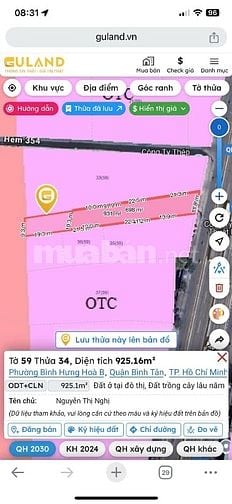 Nhà đất mặt tiền khu kinh doanh máy cơ khí, nông ngư cơ hoặc kho xưởng