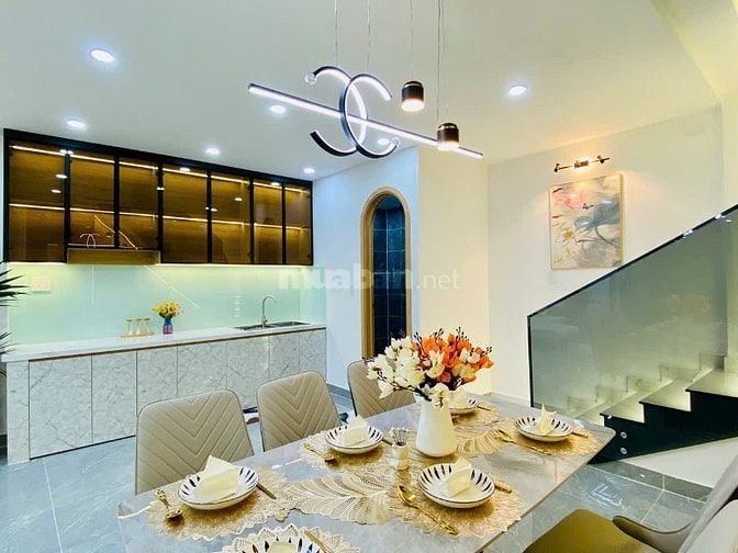 Nhà 3 lầu DT:5,5x11m tuyệt đẹp hẻm xe hơi Đường Số 59, P14, Q.Gò Vấp.