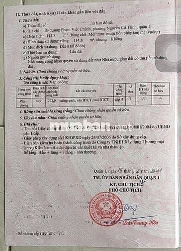 🌷 🌷 🌷 BÁN NHÀ MẶT TIỀN : 75 PHẠM VIẾT CHÁNH - P. NGUYỄN CƯ TRINH 