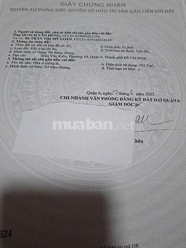 Bán nhà hẻm 5m(XH) Trần Văn Kiểu, P.10, Q.6 giá 8.7 tỷ