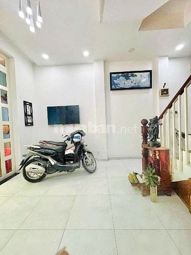 1 SẸC BÀ HOM, 4 TẦNG, HẺM 8M THÔNG, NGAY VÒNG XOAY PHÚ LÂM, 4.3*15