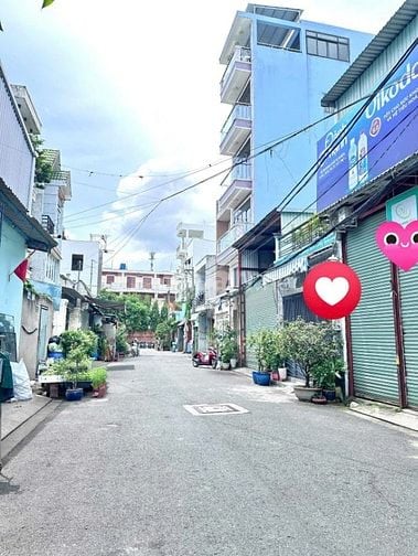 1 SẸC BÀ HOM, 4 TẦNG, HẺM 8M THÔNG, NGAY VÒNG XOAY PHÚ LÂM, 4.3*15