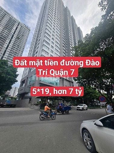 Đất mặt tiền đường Đào trí Quận 7. 5*19 hơn 7 tỷ.