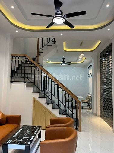 🌈 NHÀ 2LẨU MỚI ĐƯỜNG DƯƠNG QUẢN HÀM , P5 , GÒ VẤP