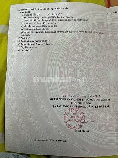 Bán nhà mặt tiền khu sao mai tp bến tre
