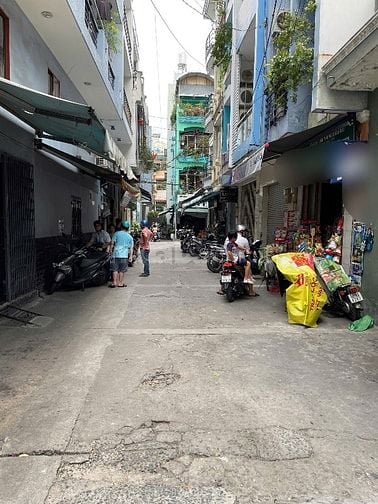 Hẻm xe hơi Ngã Tư Huỳnh V Bánh -Lê V Sỹ,3Tầng,5PN,Có Hẻm Sau,Vuông Vức
