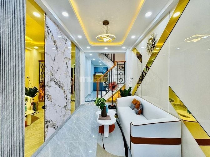 Nhà 3 lầu tuyệt đẹp Cao Cấp hẻm Nơ Trang Long, P12, Q.Bình Thạnh.