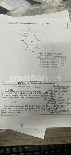 Bán Đất Kênh 10,Lê Minh Xuân,BChánh.Dtích:35mx30m=1000m2đất CLN 3.7tỷ