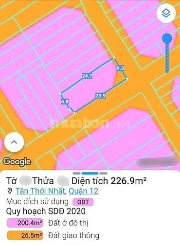 Bán nhà và đất 2 mặt tiền hẻm 12m. Giá rẻ nhất khu vực