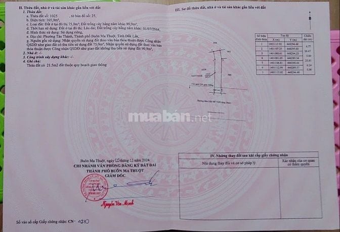 Bán đất mặt tiền Mai Hắc Đế (gần Ngã 4 Giải Phóng – Mai Hắc Đế)