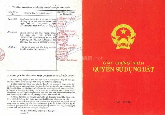 Cho thuê đất trống CLN tại Xã An Long, Tp. Hồ Chí Minh giá 20tr DT 4,5