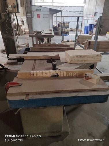 THANH LÝ TOÀN BỘ MÁY MÓC XƯỞNG GỖ XUẤT KHẨU