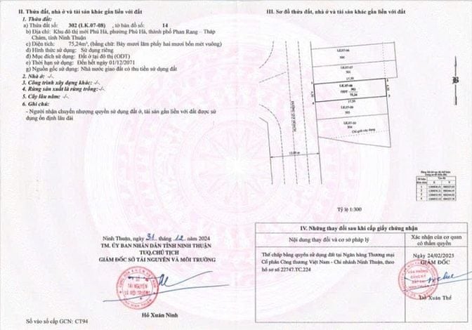 DUY NHẤT 2 LÔ SUẤT NGOẠI GIAO ĐẤT NỀN SỔ ĐỎ KHU ĐÔ THỊ PHỦ HÀ, PHAN RA
