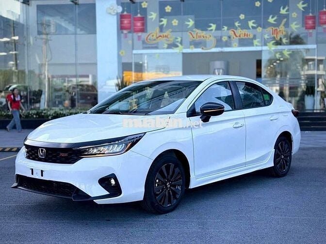 Honda City 2025 RS, Giảm 100% LPTB trong Tháng 7!