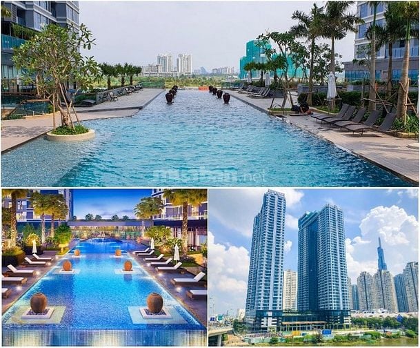 Bán Căn hộ tại Sunwah Pearl Golden House tầng cao loại SPA 3PN 130m2