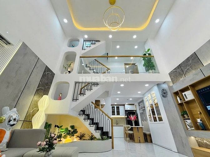 Ngang 5m! Bán nhà 3 tầng trục Phan Huy Ích- Bùi Quang Là, P12. Sân bay