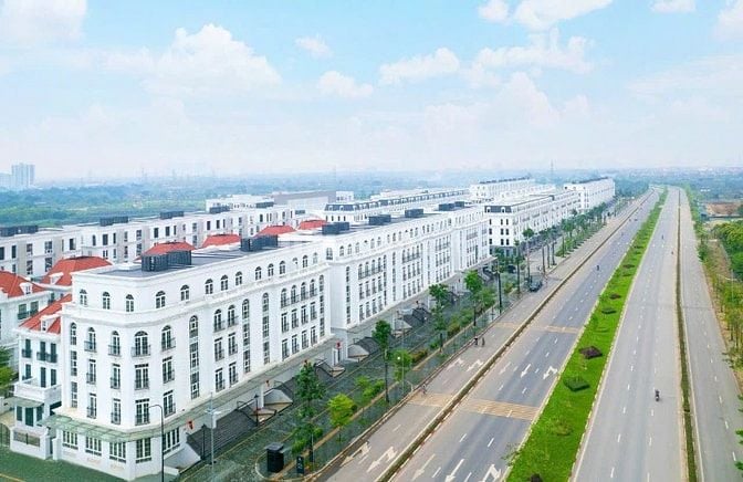 Bán nhà Biệt Thự Phố mặt đường 60m dự án Avenue Garden đường Tây Thăng