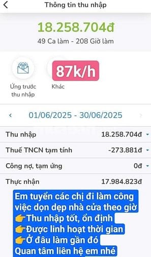 TUYỂN GIÚP VIỆC GIA ĐÌNH THEO GIỜ TẠI TP.HCM