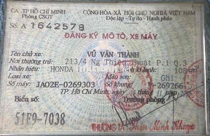 Cần bán xe Honda Future 1 !
