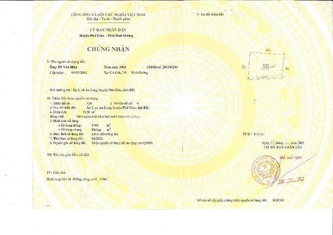 Cho thuê đất trống CLN tại xã An Long,thành phố HCM giá 20 triệu/tháng
